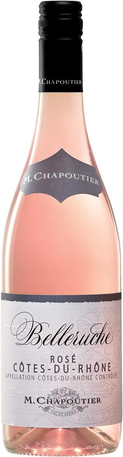 French Rose Rhone Wine Case - Belleruche Côtes-Du-Rhône Rosé M.Chapoutier 6 x 75cl