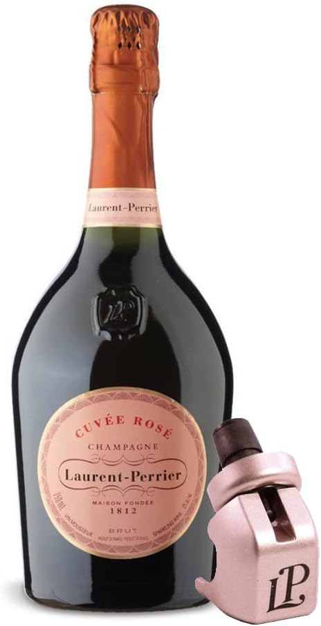 Laurent Perrier Rose Champagne 75cl With Bottle Stopper
