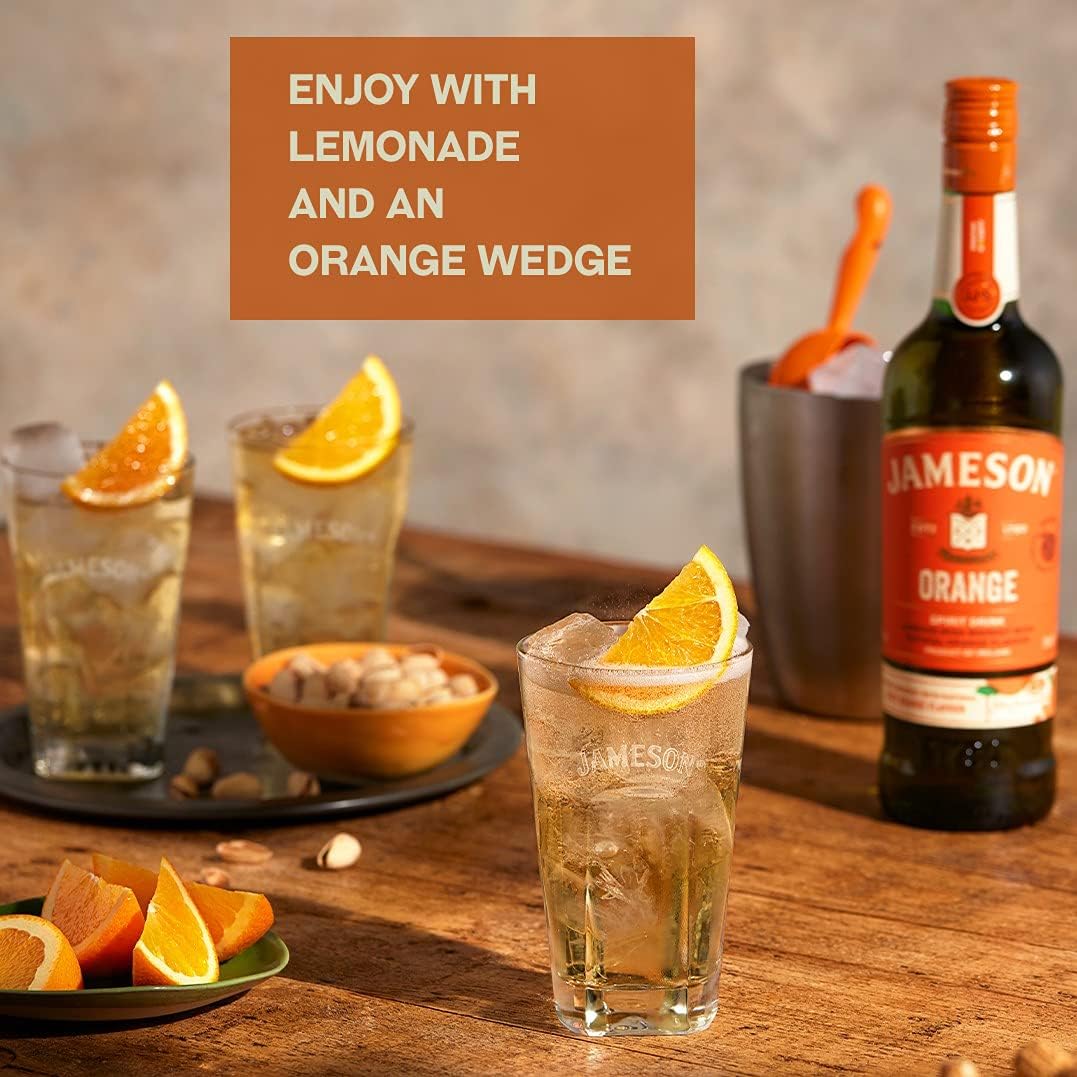 Jameson Orange Flavoured Irish Whiskey | 30% ABV | 70CL | Triple Distilled Irish Whiskey | Zesty Orange Citrus Fruit with Sweet Undertones | Subtly Sweet and Perfectly Balanced Irish Whiskey