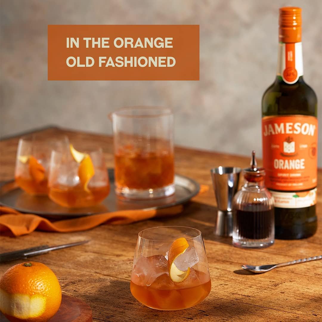 Jameson Orange Flavoured Irish Whiskey | 30% ABV | 70CL | Triple Distilled Irish Whiskey | Zesty Orange Citrus Fruit with Sweet Undertones | Subtly Sweet and Perfectly Balanced Irish Whiskey