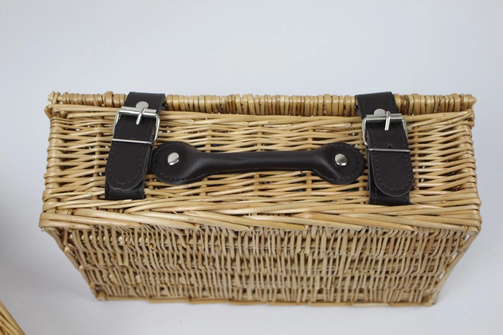 Wicker picnic baskets Listing for X2 small 30 x 20 X 10Cm baskets Ideal gifts